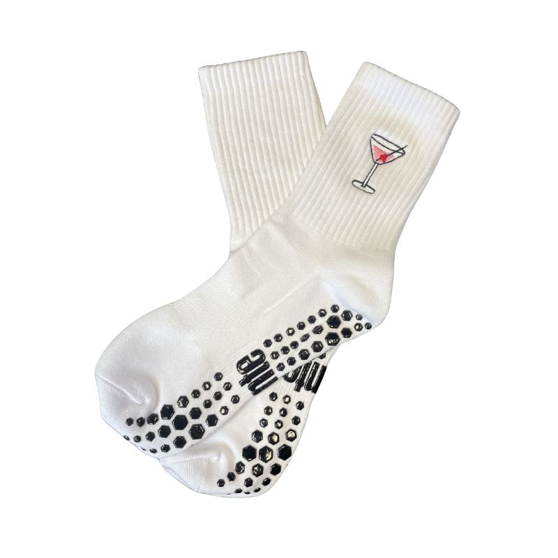 Make Mine a Mocktail Grip Socks