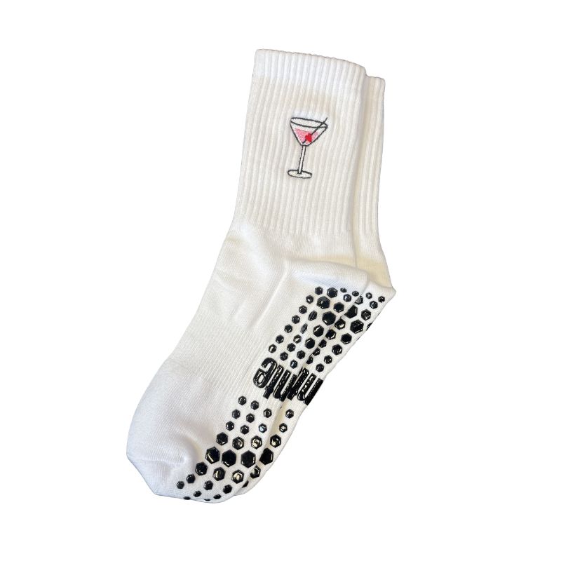 Make Mine a Mocktail Grip Socks
