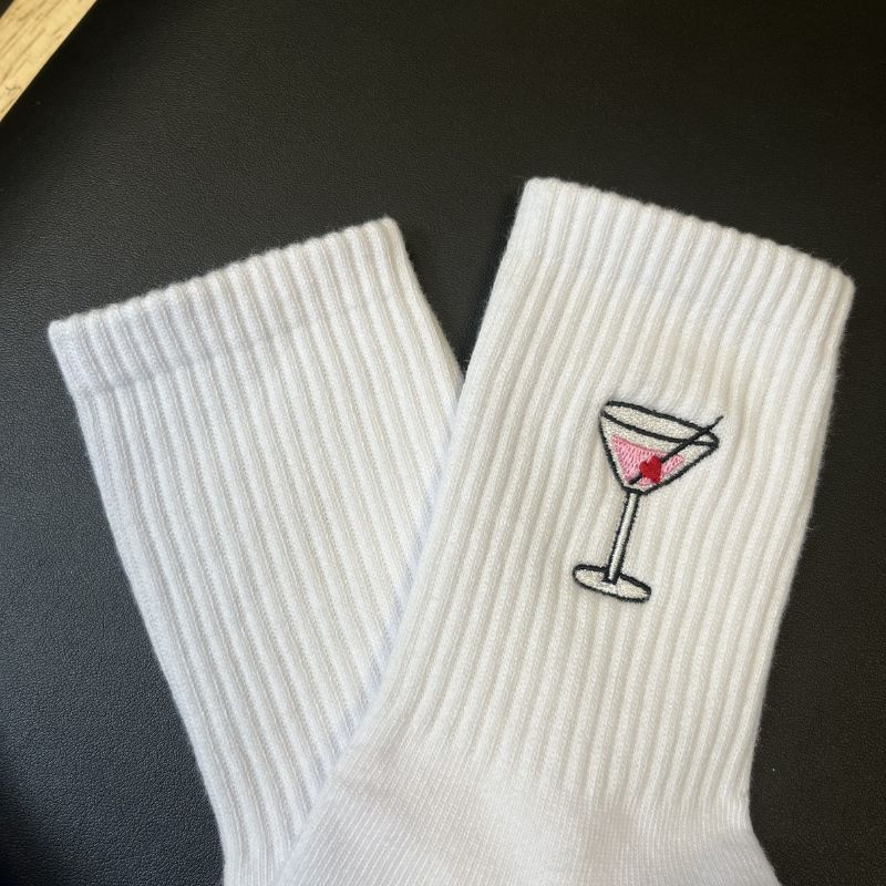 Make Mine a Mocktail Grip Socks