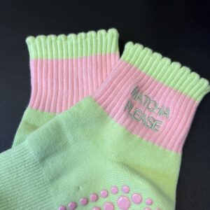 AP-2415 - Matcha Please Pilates Grip Socks (3)