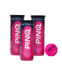 Triple Pack - Pinq Pink Padel Balls | 3 Tubes of 3 Balls
