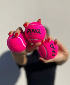Alternative view of Triple Pack - Pinq Pink Padel Balls | 3 Tubes of 3 Balls