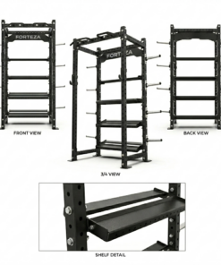 Alternative view of Forteza Custom Half Rack with Storage