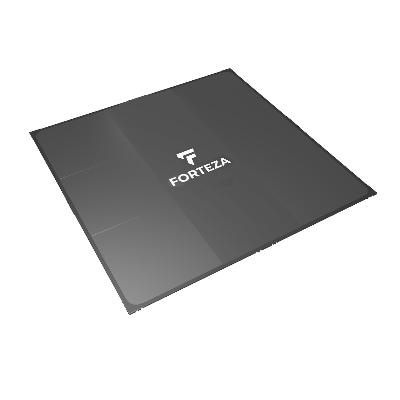 Black Weightlifting Platform