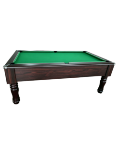 Alternative view of Accupro Supreme Slate Bed Pool Table (Walnut) | Green Cloth