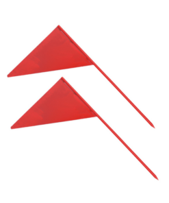 red safety flag