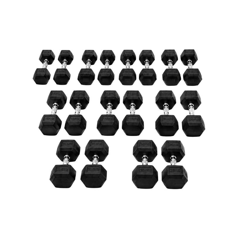 5-25 Hex Dumbbells