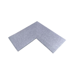 Easy Clean 20mm Light Grey Floor with White Fleck Corner