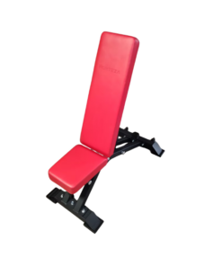 [F-0406] Forteza Full Commercial Adjustable Bench (Red Leather)