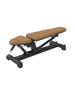Forteza Pro Series Commercial Adjustable Bench (Brown Leather)