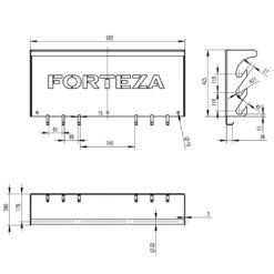 Forteza Wall Mounted Multi Storage