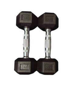 Showroom Model 3KG Hex Dumbbells Pair