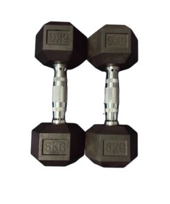 Showroom Model 6KG Hex Dumbbells Pair
